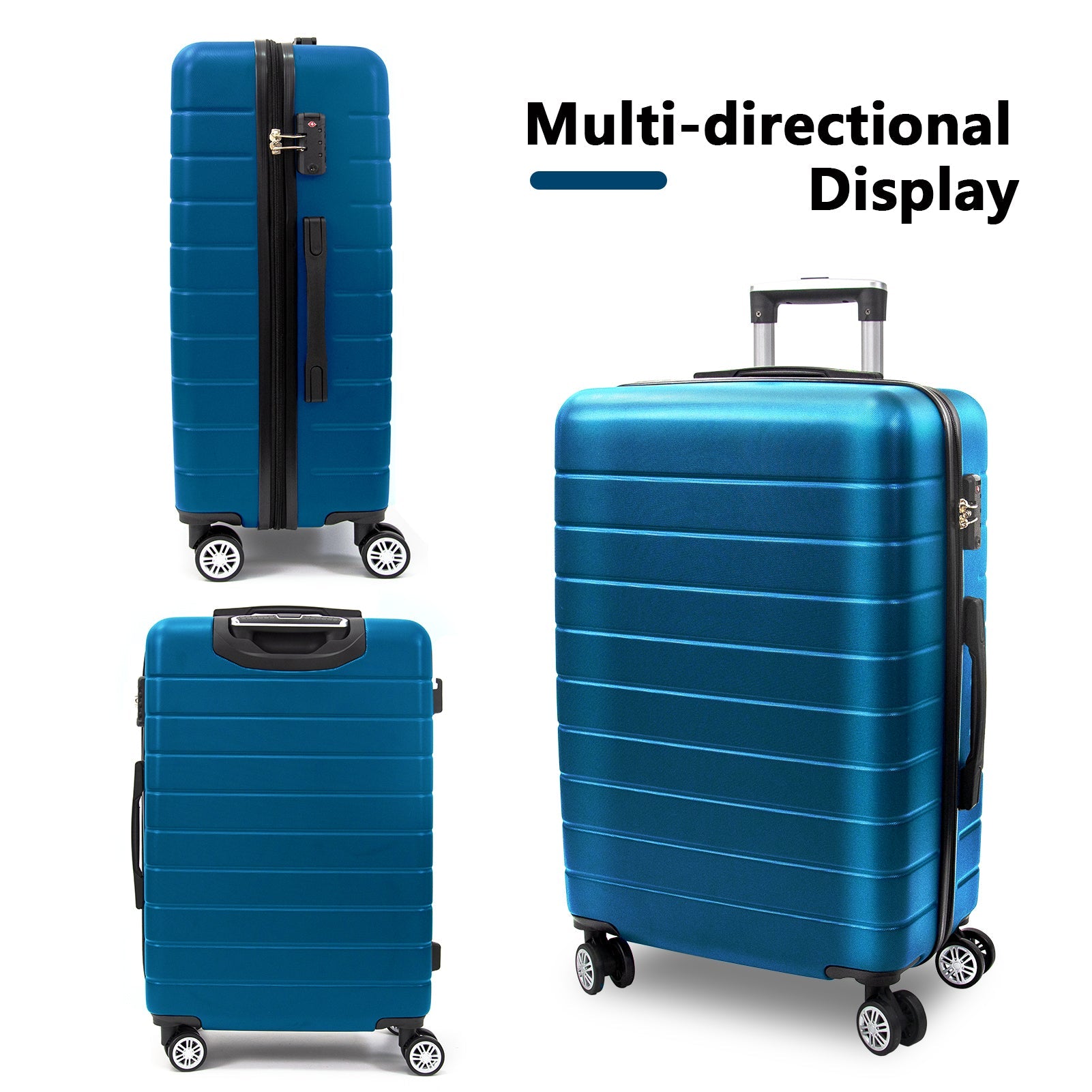 3 - Piece Luggage Set Travel Lightweight Suitcases with Rolling Wheels,TSA lock & ABS Hard Shell ,Carry on Luggages for Business, Trip, (20/24/28) - Tuesday Morning - Luggage Sets