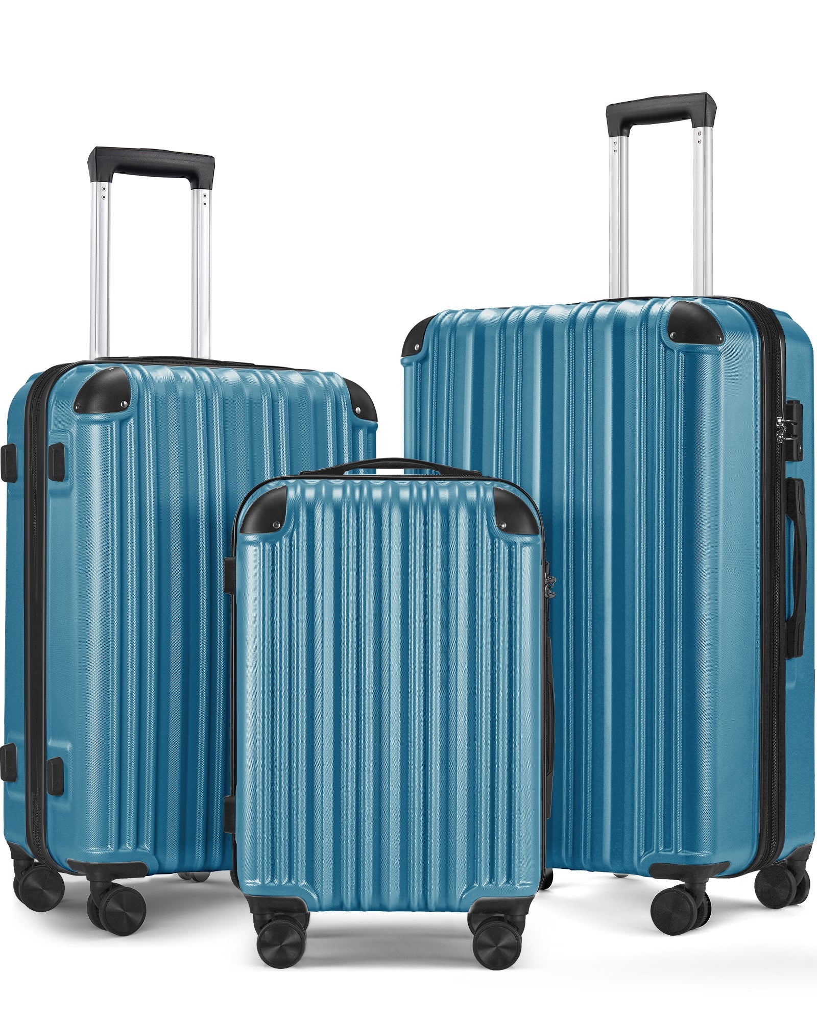 3 - piece Luggage Set with TSA Lock& Double Spinner Wheels, Expandable For Large Storage - Tuesday Morning - Luggage & Bags