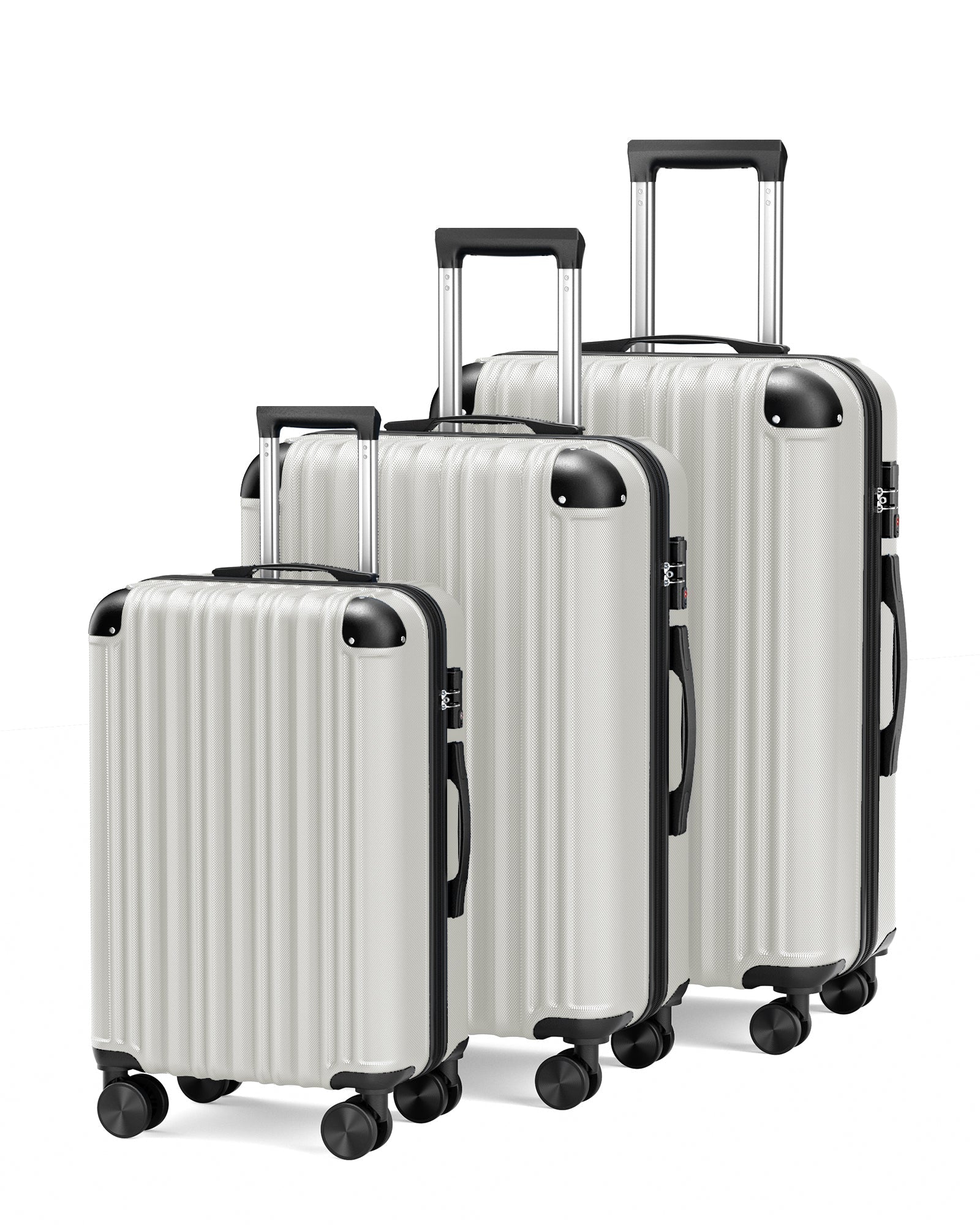 3 - piece Luggage Set with TSA Lock& Double Spinner Wheels, Expandable For Large Storage - Tuesday Morning - Luggage & Bags