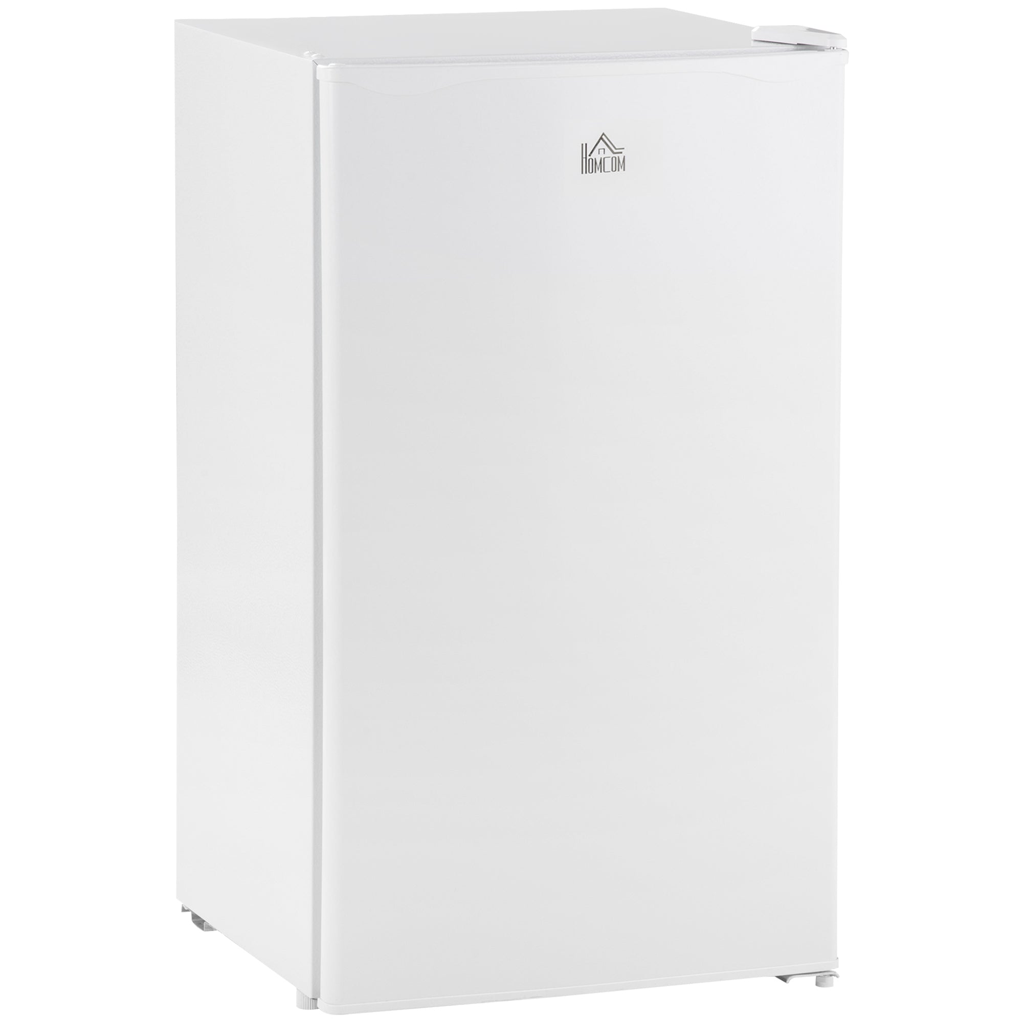 3.2 Cu.Ft Mini Fridge with Freezer, Single Door Compact Refrigerator with Adjustable Thermostat, Shelf and Reversible Door for Bedroom, Dorm, Home Office, Energy Efficient, White - Tuesday Morning - Mini Refrigerators