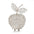 Decorative Apple Tabletop Sculpture