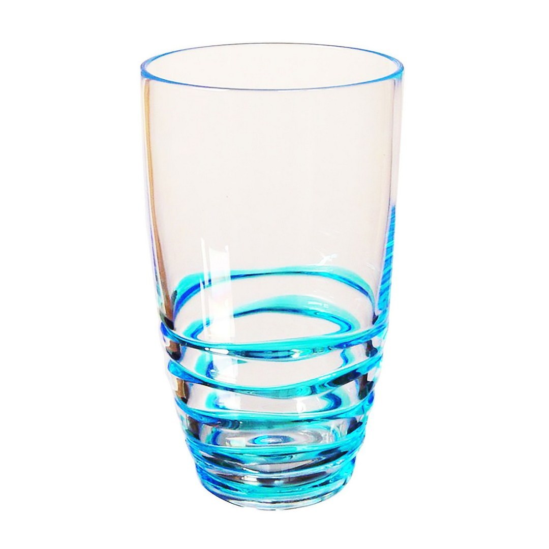 Swirl-Acrylic-Glasses-Drinking-Set-of-4-(20oz),-Plastic-Drinking-Glasses,-BPA-Free-Cocktail-Glasses,-Drinkware-Set,-Hi-Ball-Plastic-Water-Tumblers-