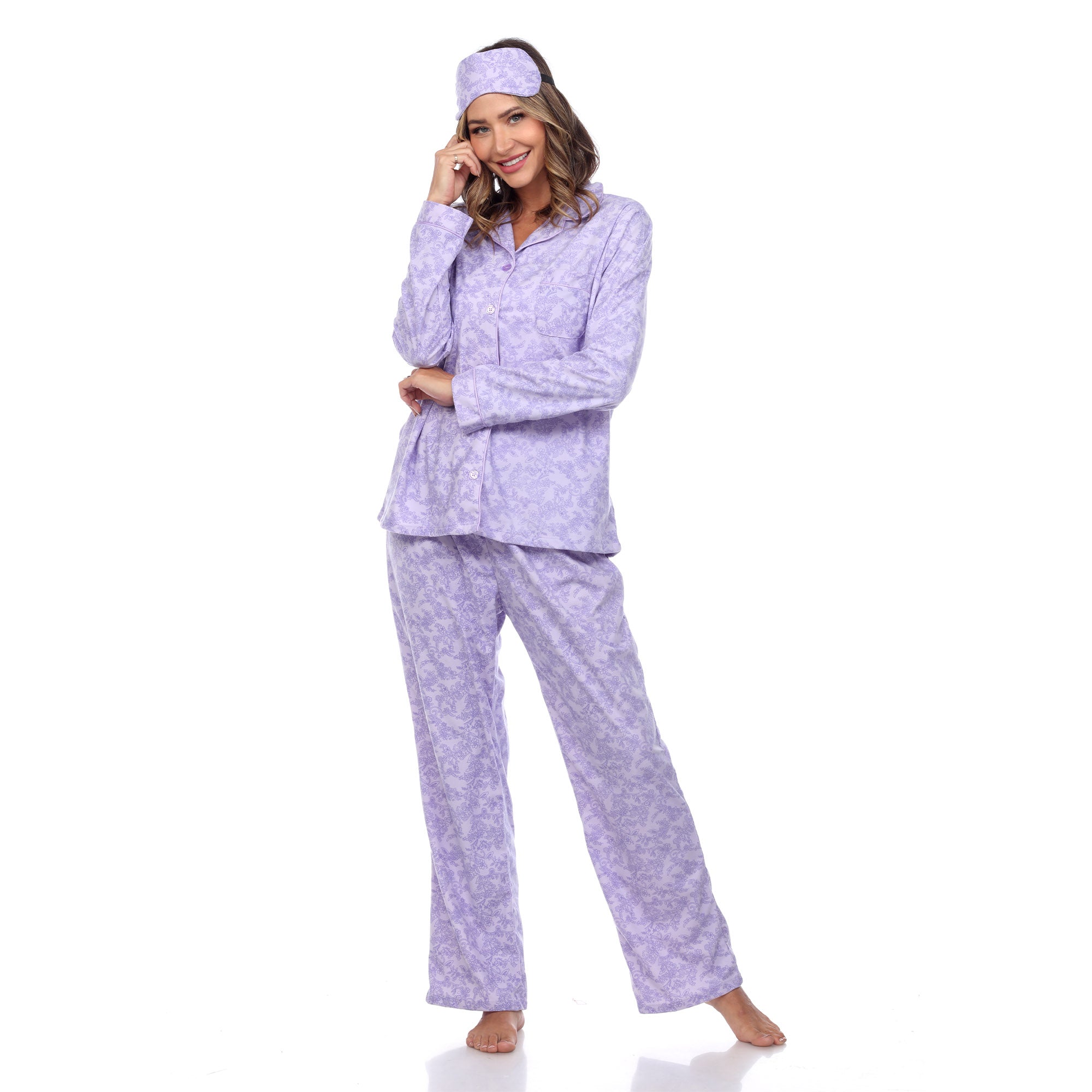 Women's Three Piece Pajama Set