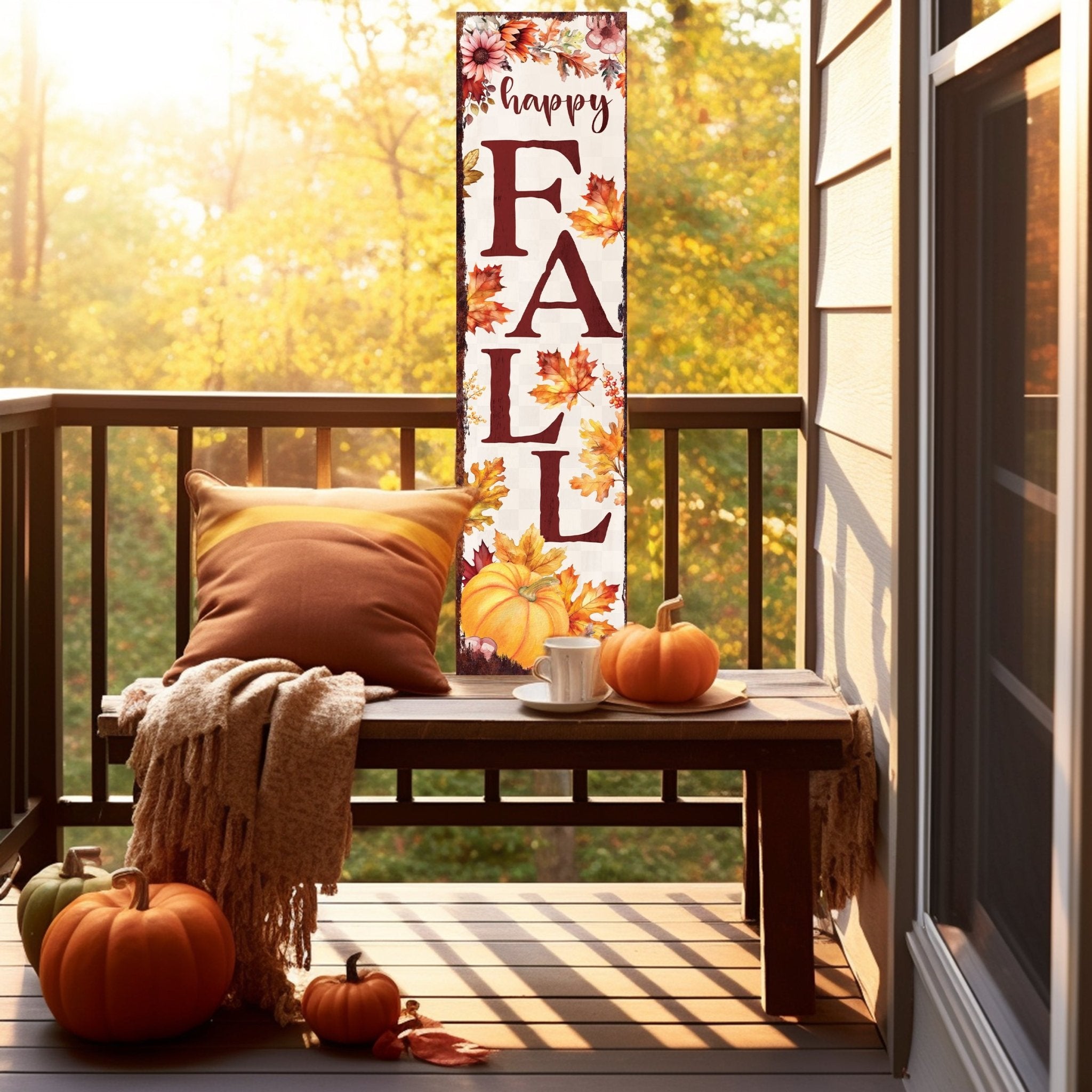 36in Fall Porch Sign - Tuesday Morning - Wall Signs