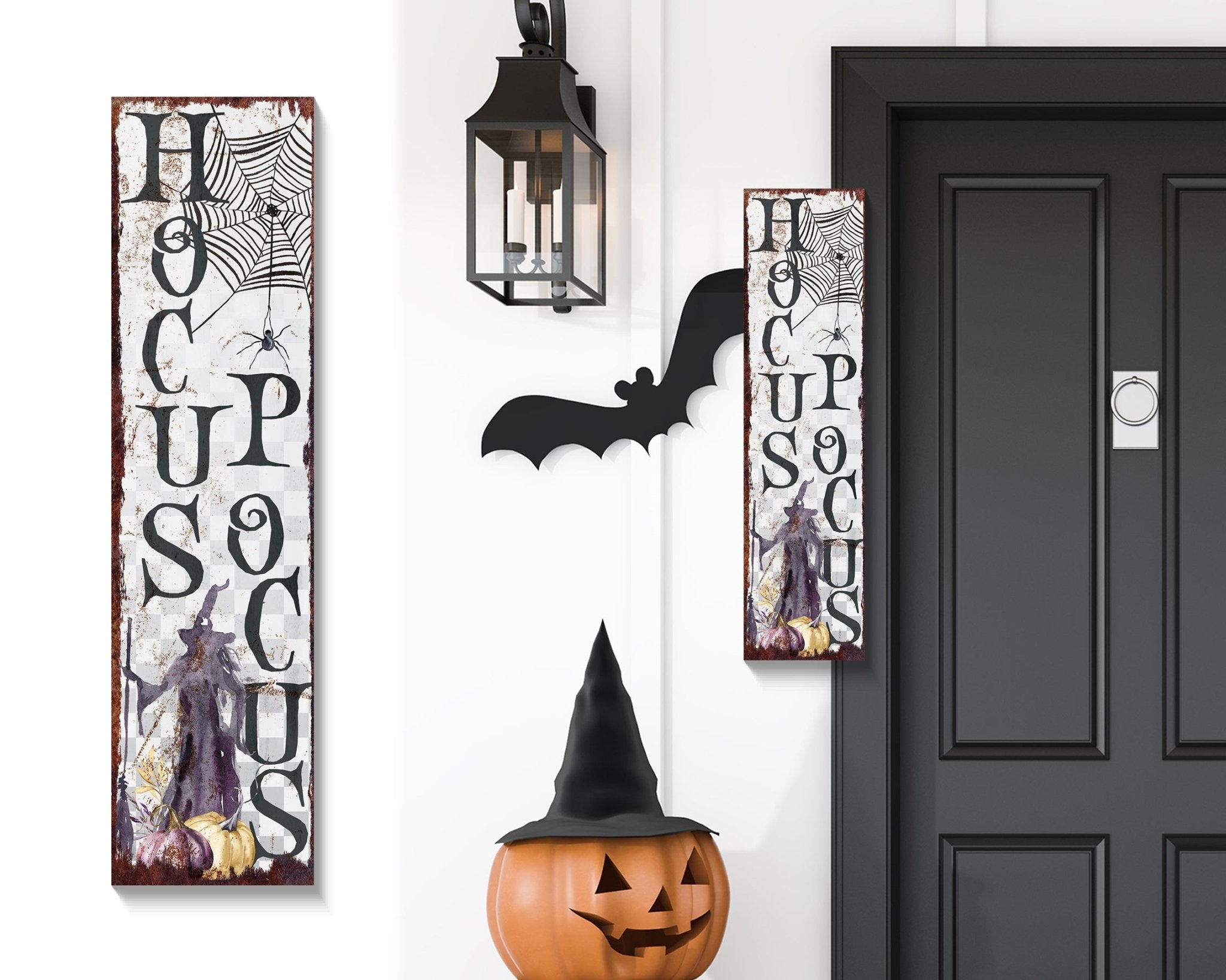 36in Hocus Pocus Halloween Porch Sign - Spooky Front Door & Entryway Decor for a Hauntingly Festive Home - Tuesday Morning - Wall Signs