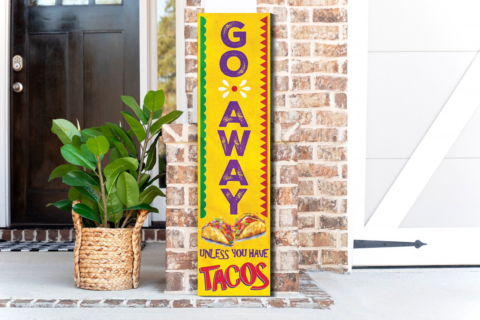 36in Humorous Wooden Sign 