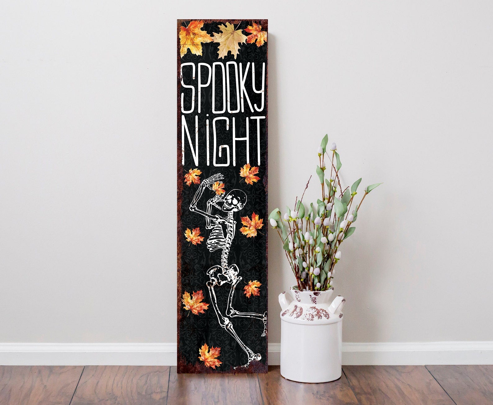 36in Spooky Night Halloween Porch Sign - Front Porch Halloween Welcome Sign - Tuesday Morning - Wall Signs