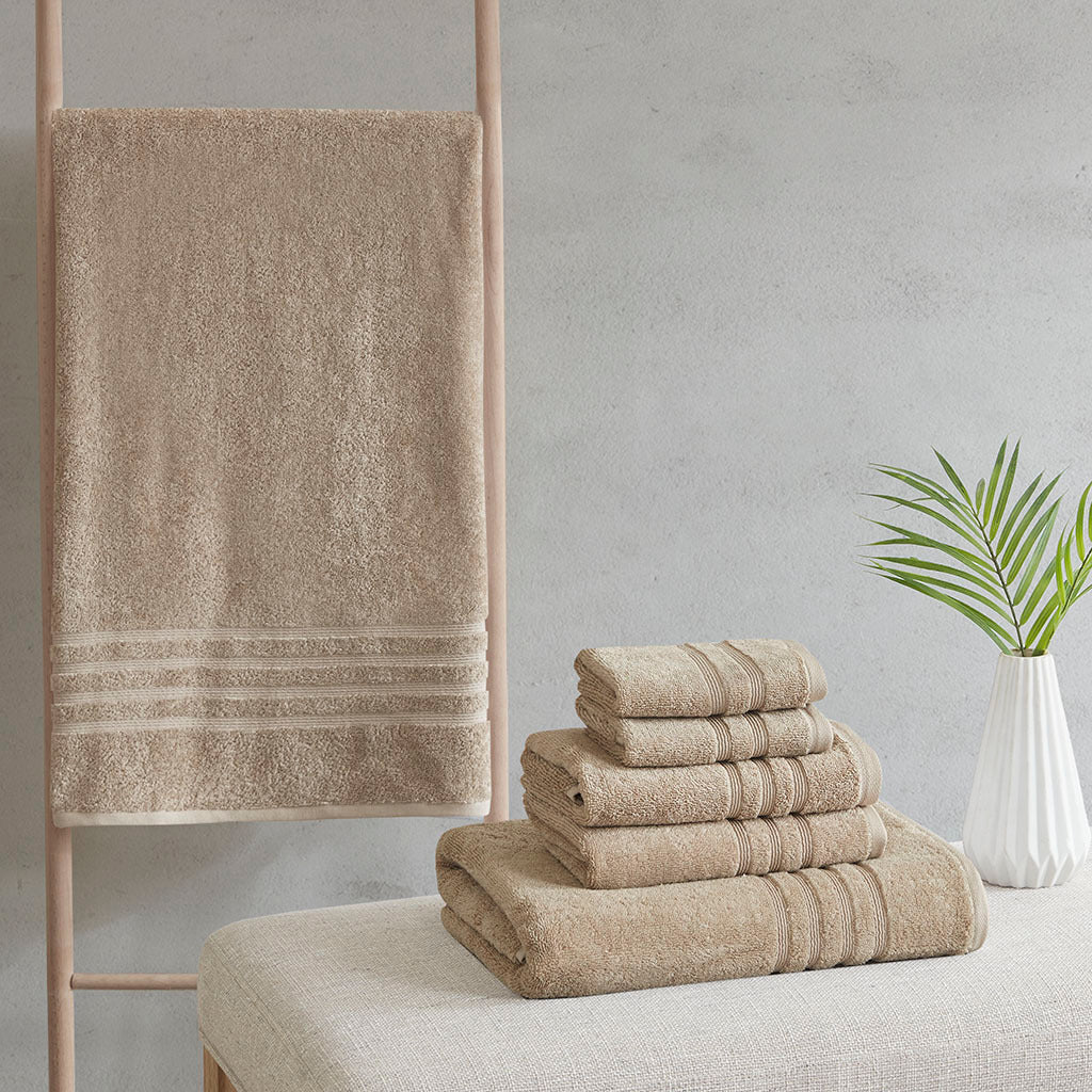 Sustainable Antimicrobial Bath Towel 6 Piece Set