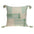 Cream And Mint Throw Pillow