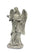 Garden angel statue with birdfeeder or bath bowl 23"h