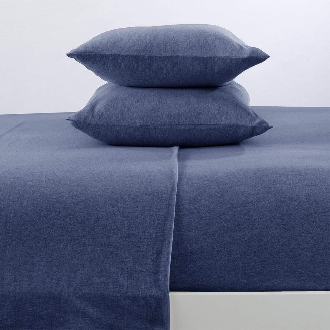 4 - Piece Flannel Jersey Sheet - Cozy Flex Collection (5 Colors Available) - Tuesday Morning - Bed Sheets