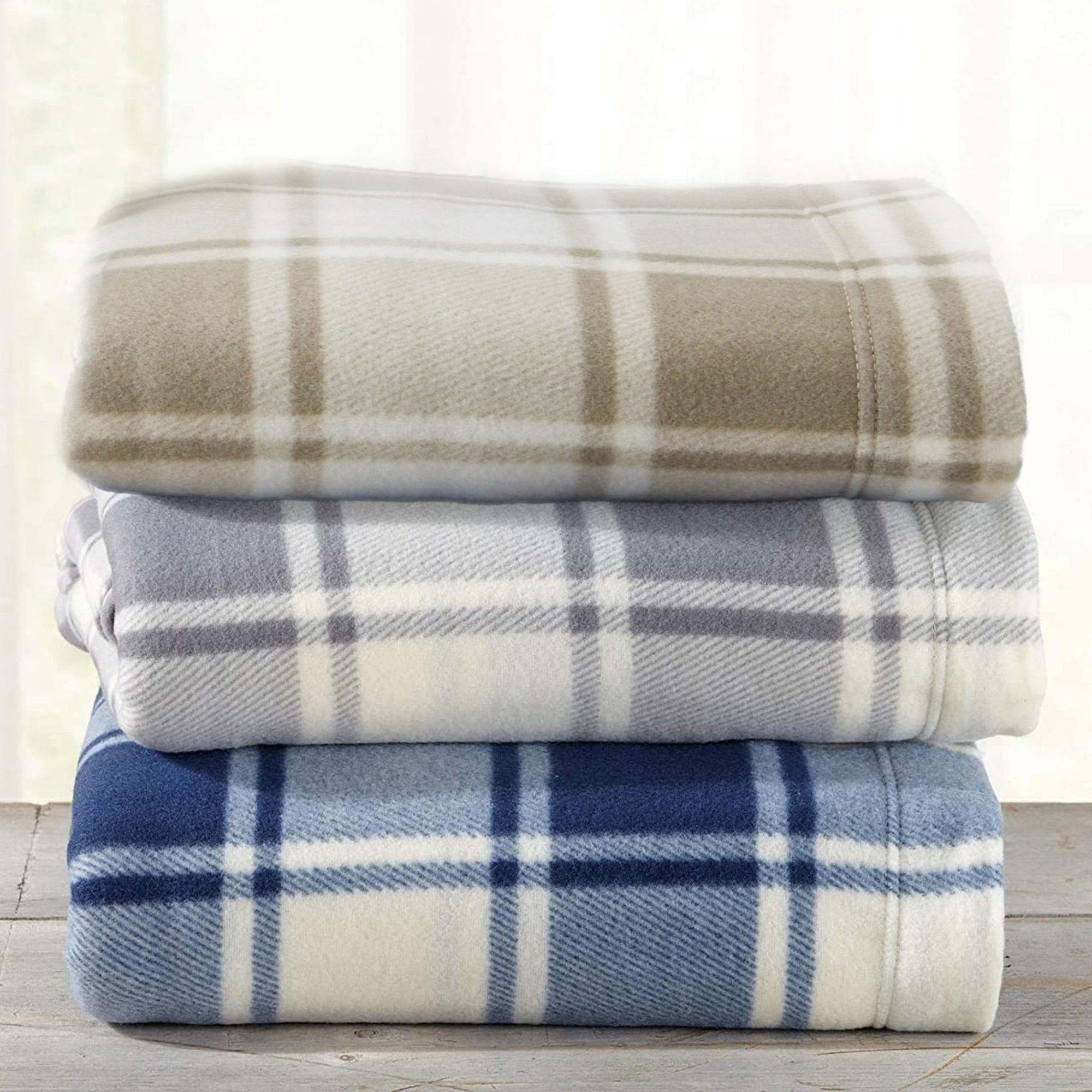 4 - Piece Printed Fleece Sheet - Dara Collection (3 Colors Available) - Tuesday Morning - Bed Sheets