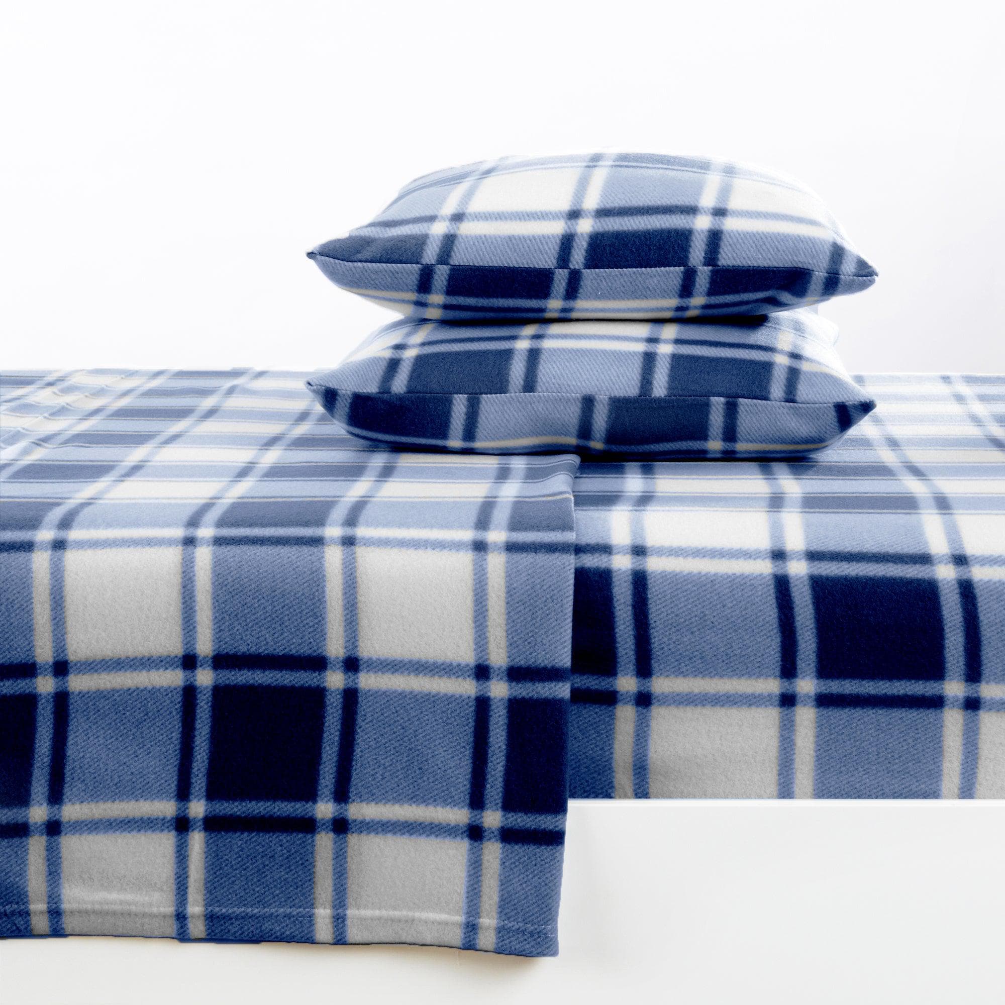 4 - Piece Printed Fleece Sheet - Dara Collection (3 Colors Available) - Tuesday Morning - Bed Sheets