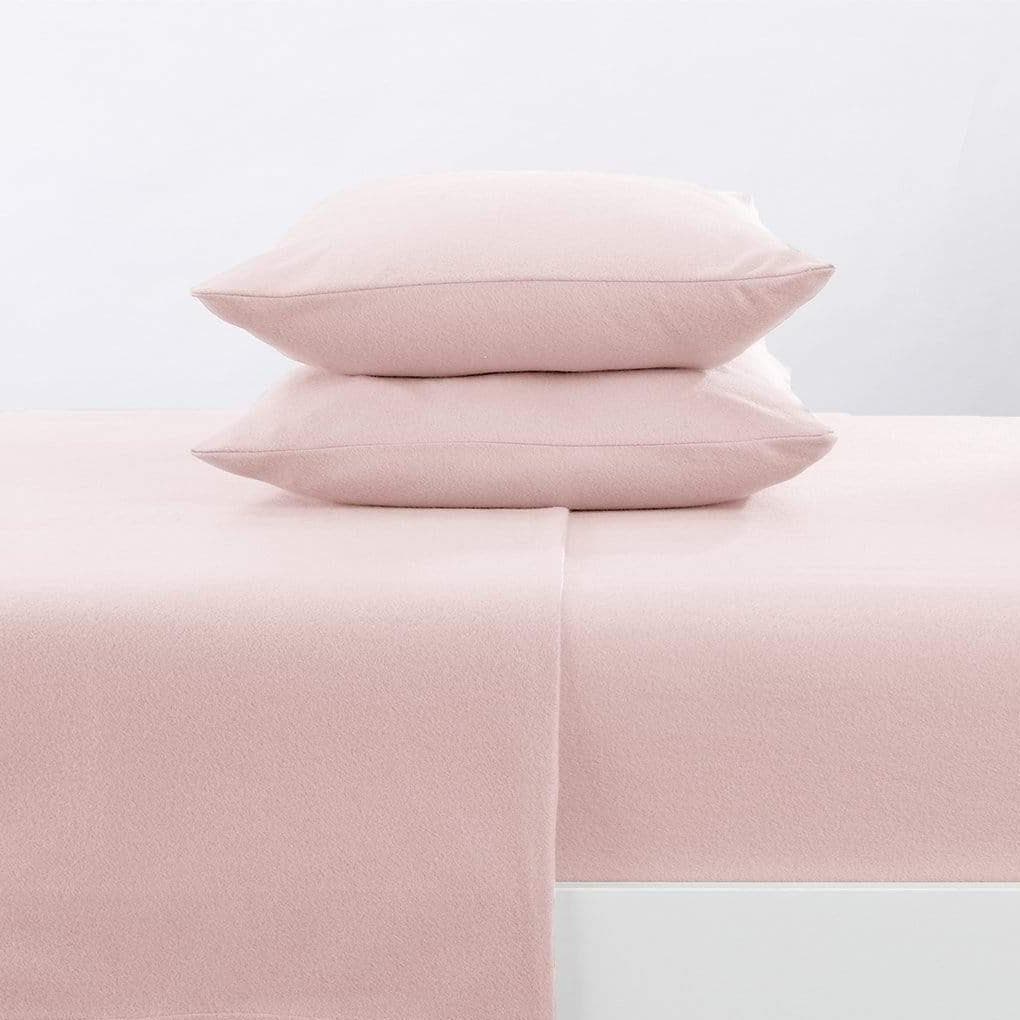 4 - Piece Solid Fleece Sheet - Christina Collection (7 Colors Available) - Tuesday Morning - Bed Sheets