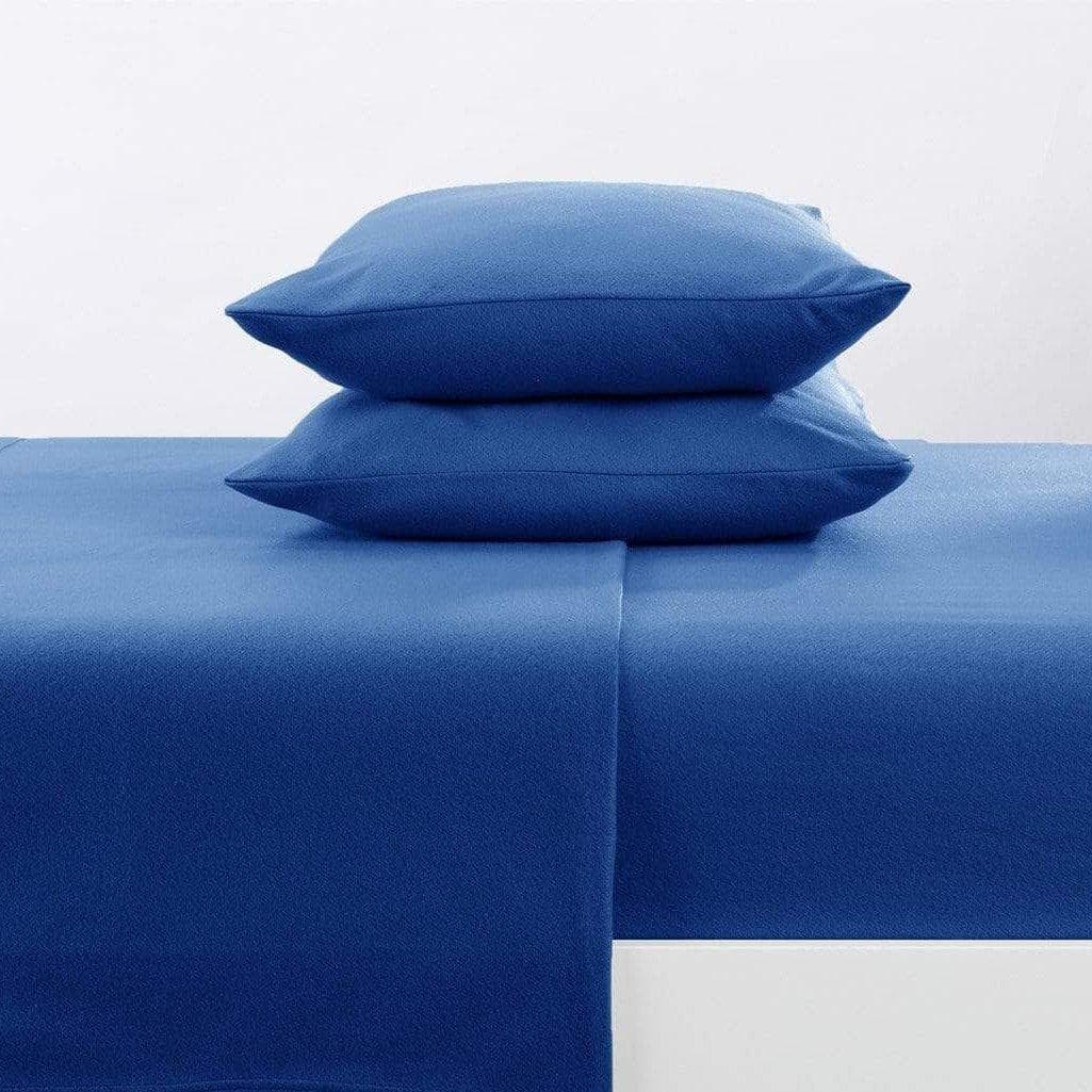 4 - Piece Solid Fleece Sheet - Christina Collection (7 Colors Available) - Tuesday Morning - Bed Sheets