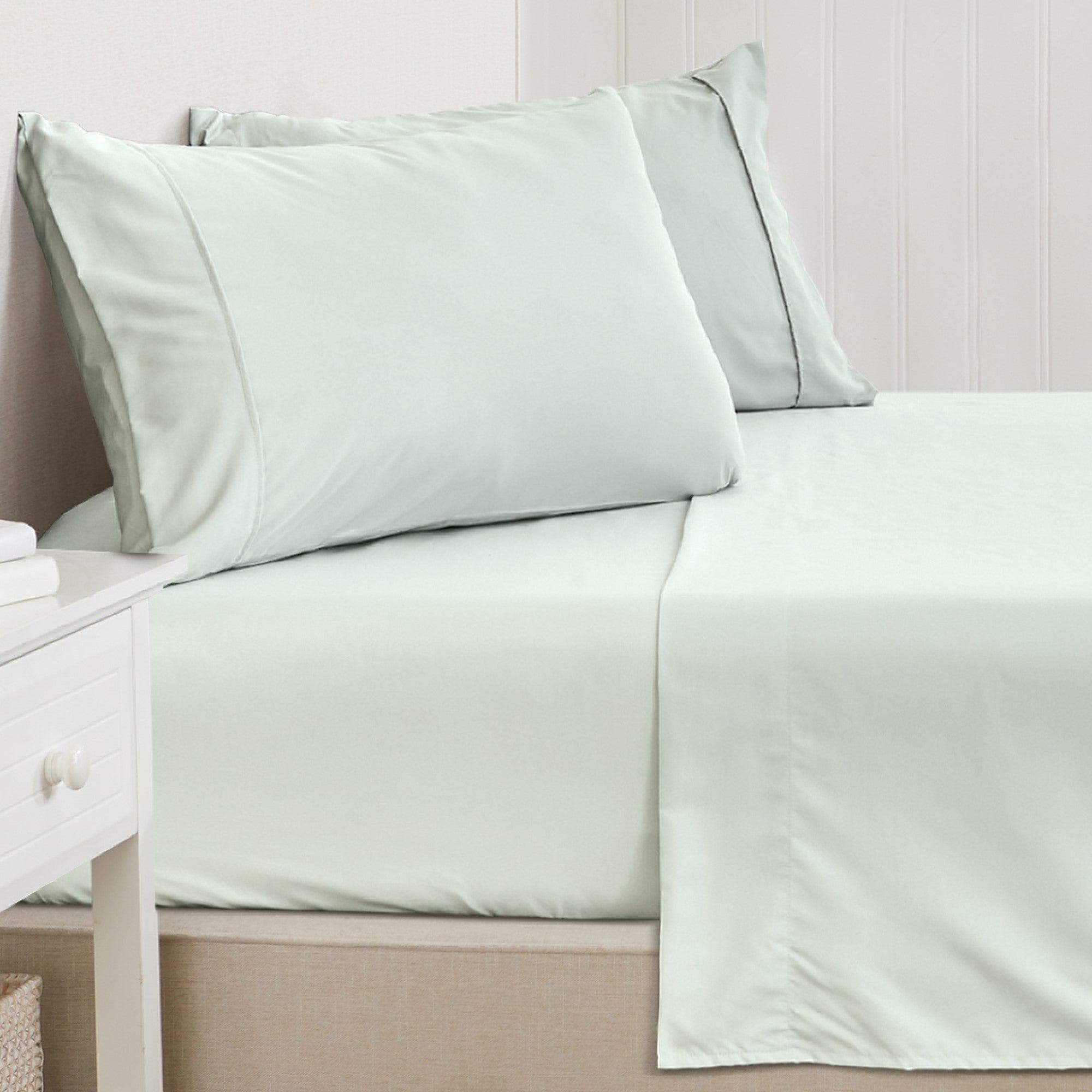 4 Piece Solid Microfiber Sheet - Amara Collection (11 Colors Available) - Tuesday Morning - Bed Sheets