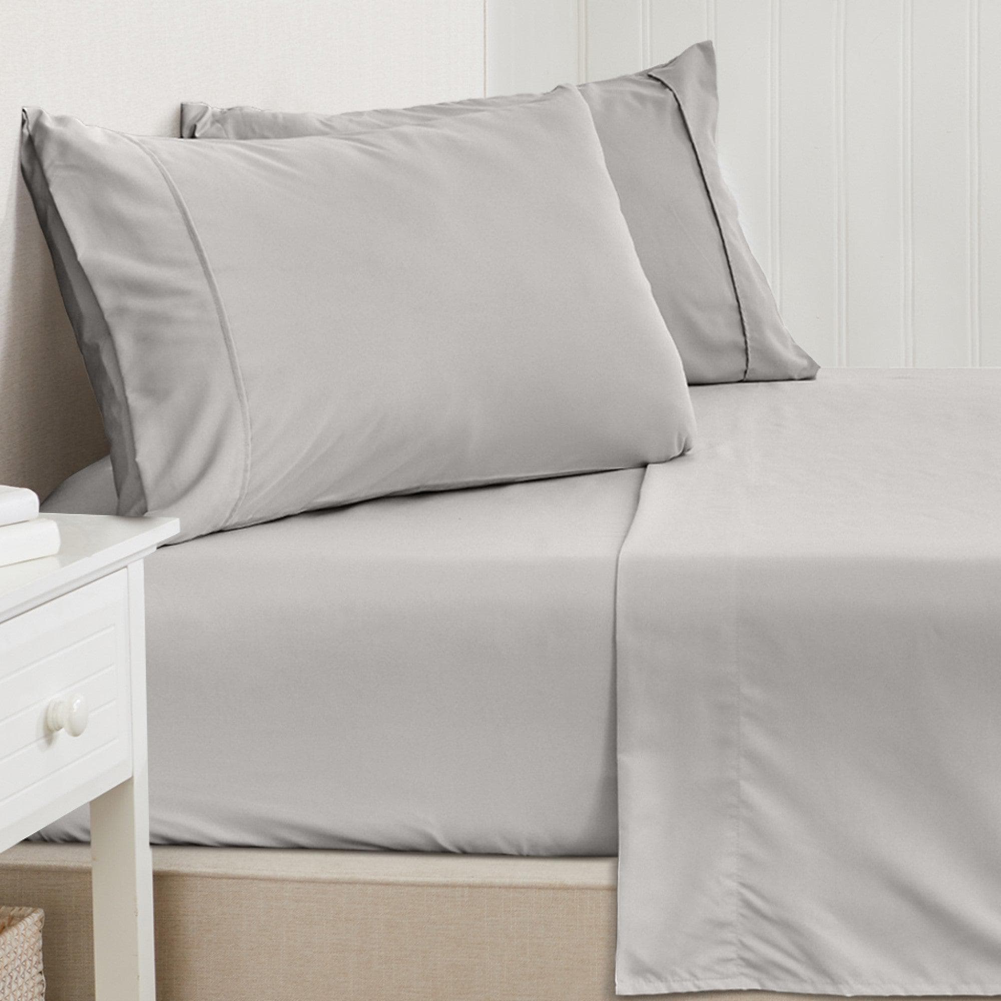 4 Piece Solid Microfiber Sheet - Amara Collection (11 Colors Available) - Tuesday Morning - Bed Sheets