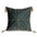 Velvet Throw Pillow with Gold Tassels