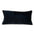 Reversible Black and White Velvet Throw Pillow