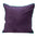 Purple and White Reversible Velvet Throw Pillow