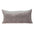 Taupe Quilted Diamonds Velvet Solid Color Throw Pillow