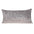 Taupe Quilted Velvet Lumbar Throw Pillow