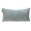 Gray Quilted Velvet Throw Pillow