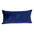 Quilted Velvet Blue Throw Pillow