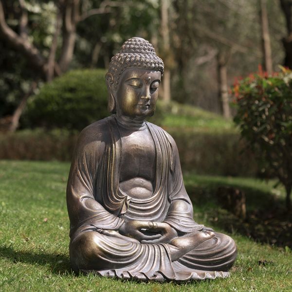 Meditating Buddha Garden Statue - Tuesday Morning