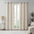 Basketweave room darkening curtain panel pair (2 pcs window panels)