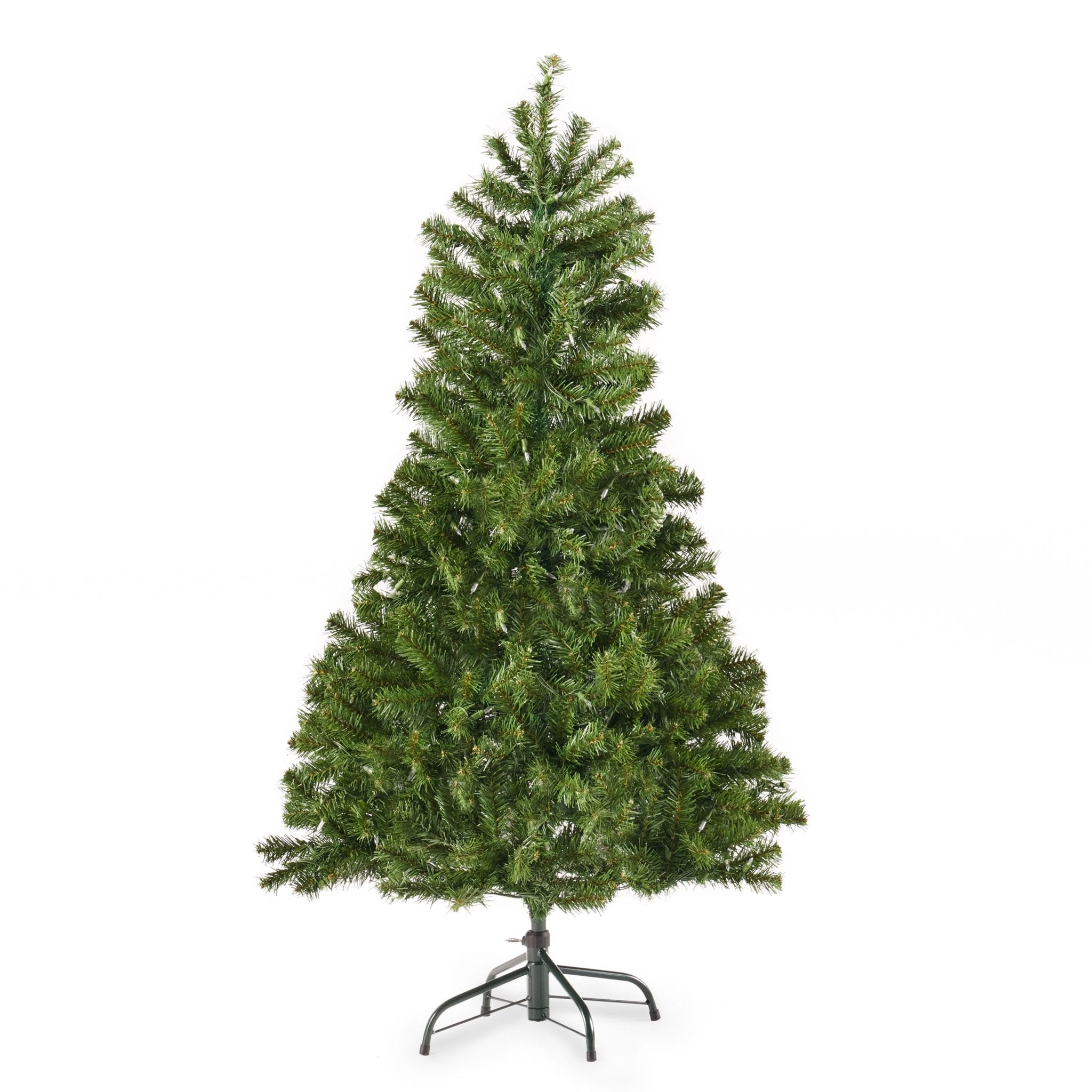 4.5' Noble Hinged Tree with 200 Clear Lights - UL,Dia:32 - Tuesday Morning - Decorative Objects