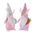 Plush Easter Bunny Gnome Shelf Sitter (Set of 2)