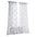 84" Silver Trellis Pattern Embroidered Window Curtain Panel