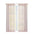 Blush Solid Modern Window Panels