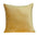 Yellow Cotton Blend Throw Pillow