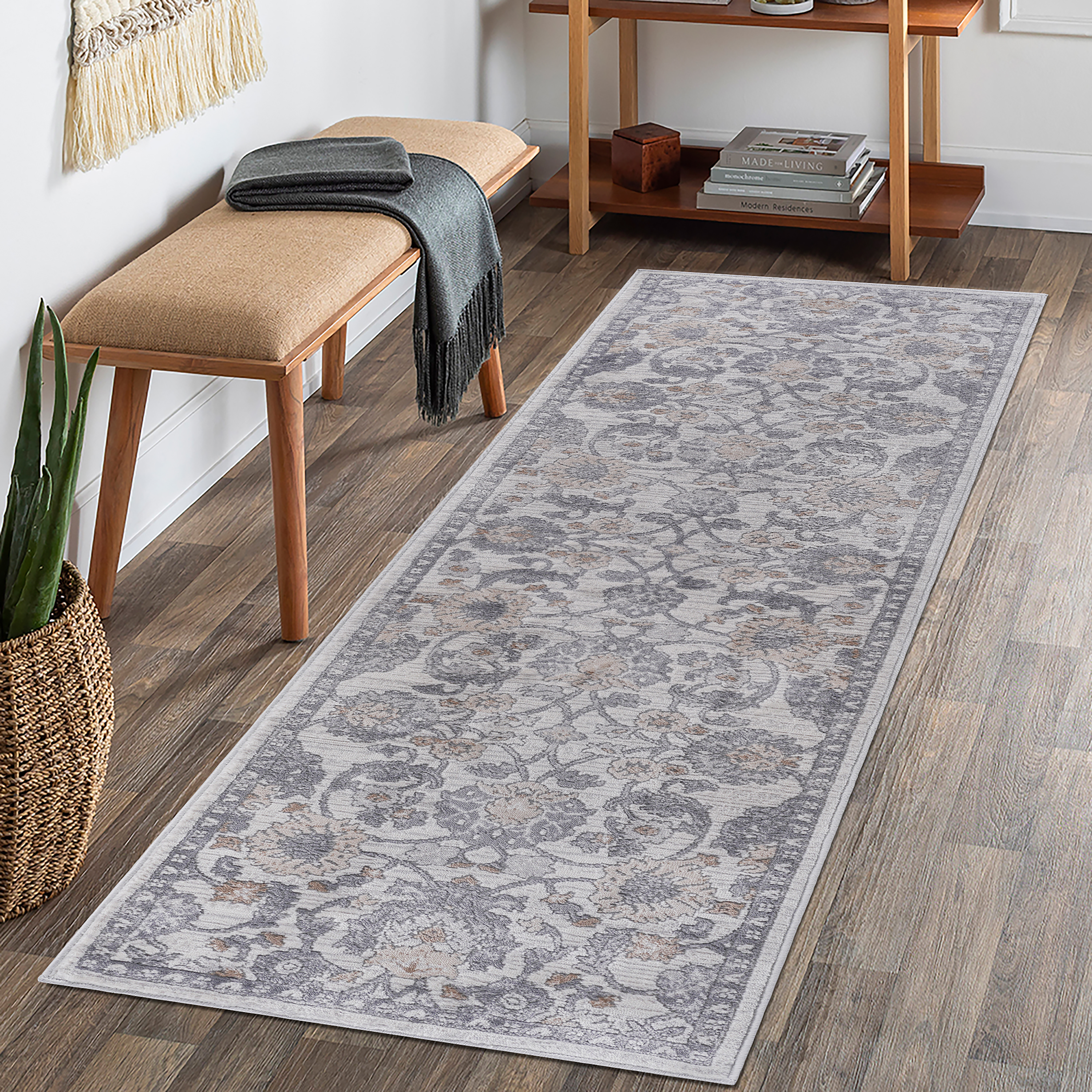 NAAR MARFI Collection Oriental Non-Shedding and Stain Resistant Area Rug