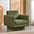 360° Modern Swivel Accent Chair Teddy Sherpa Round Armchair