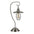 22" Metal Arched Table Lamp With Cage Shade