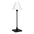 28" Metal Candlestick Table Lamp With White Cone Shade