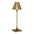 Metal Candlestick Table Lamp With Cone Shade