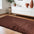 Brown Shag Hand Tufted Area Rug