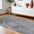 Stylish Gray Hand-Tufted Shag Area Rug