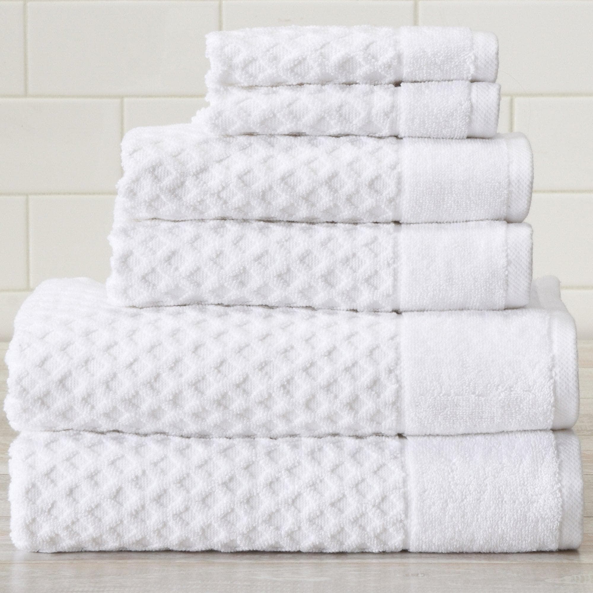 6 - Piece Cotton Bath Towel Set - Grayson Collection (8 Colors Available) - Tuesday Morning - Bath Towels