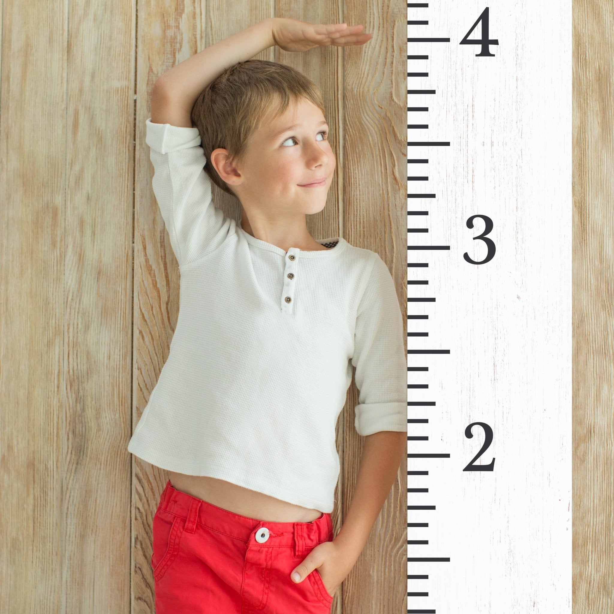 6ft Growth Chart Ruler - Playroom Decor, Wall Ruler, Wood Growth Chart, Nursery Decor Signs, Kids Wall Art, Toddler Bedroom - Wall Ruler - Tuesday Morning - Wall Signs