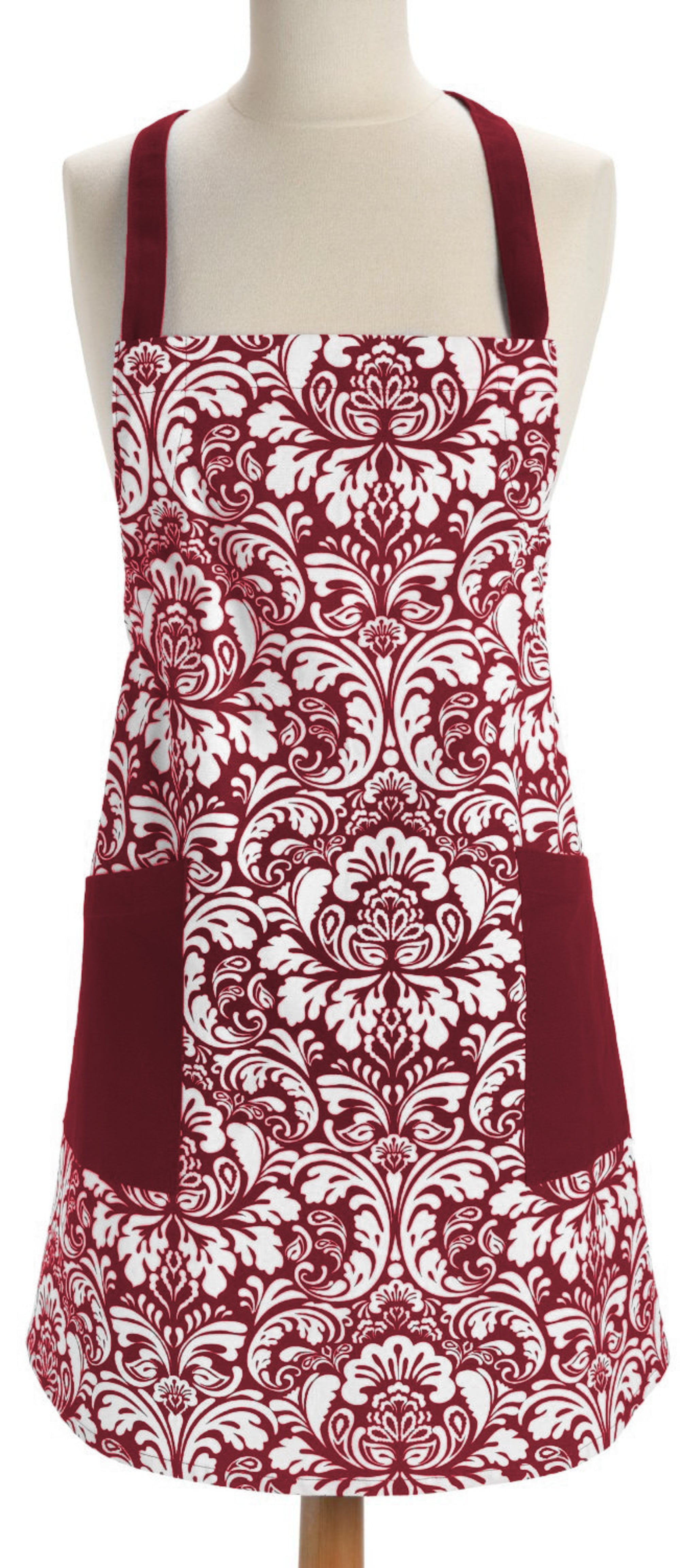 DII Damask 2 Pocket Printed Apron