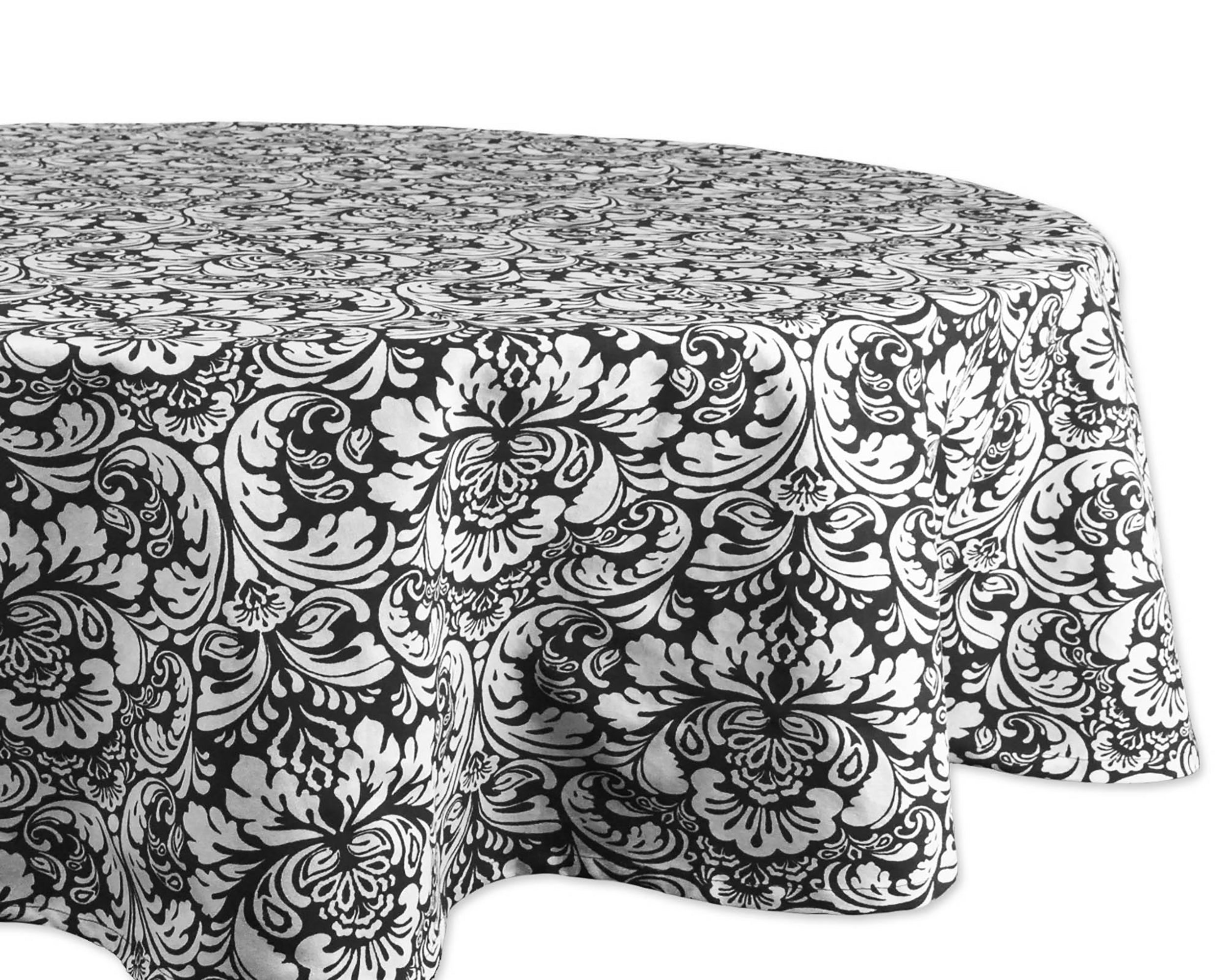 DII Damask Printed Tablecloth