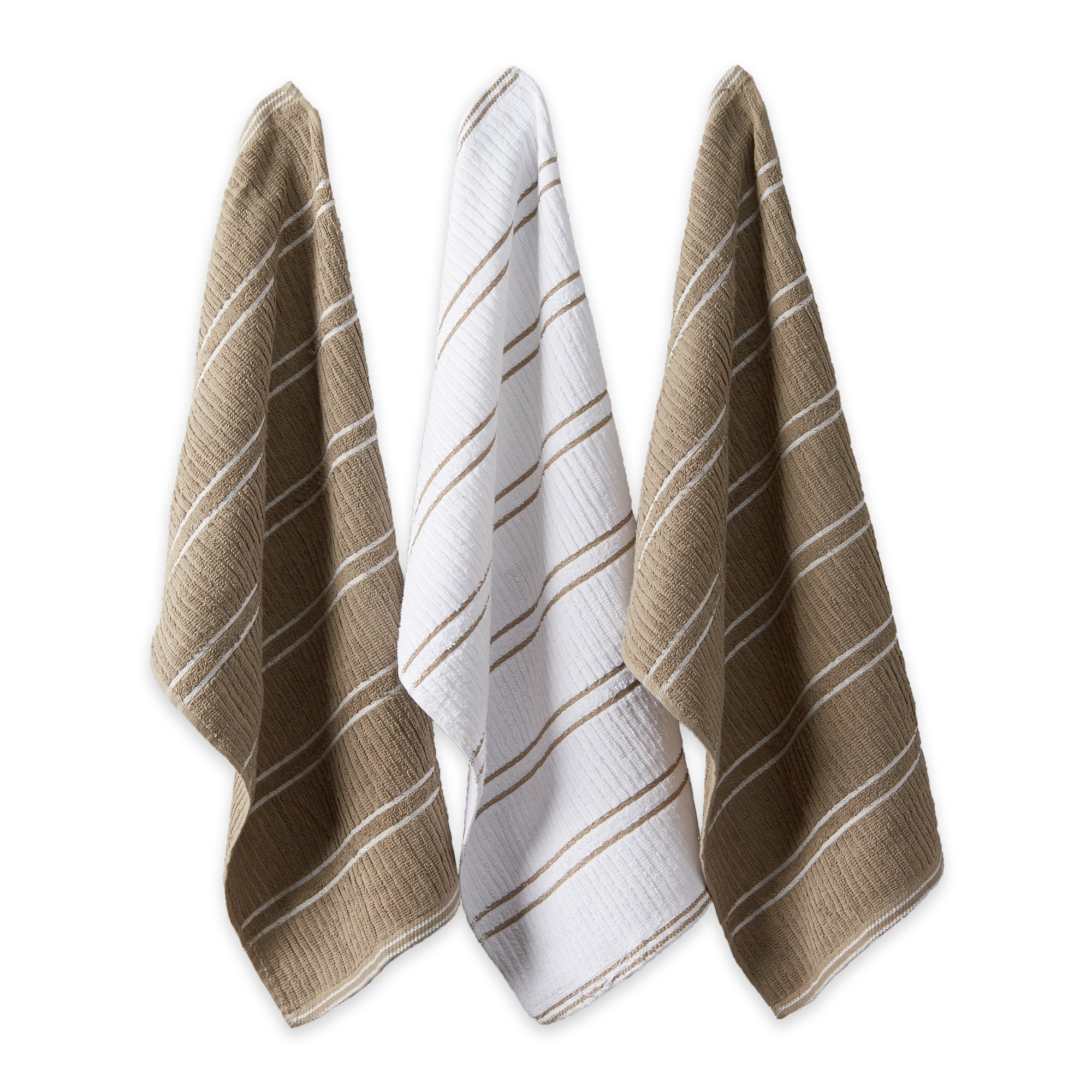 DII Ribbed Terry Dishtowel & Dishcloth Set 8 Piece