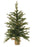 LED Pine Tree with Burlap Bag Base 3'H