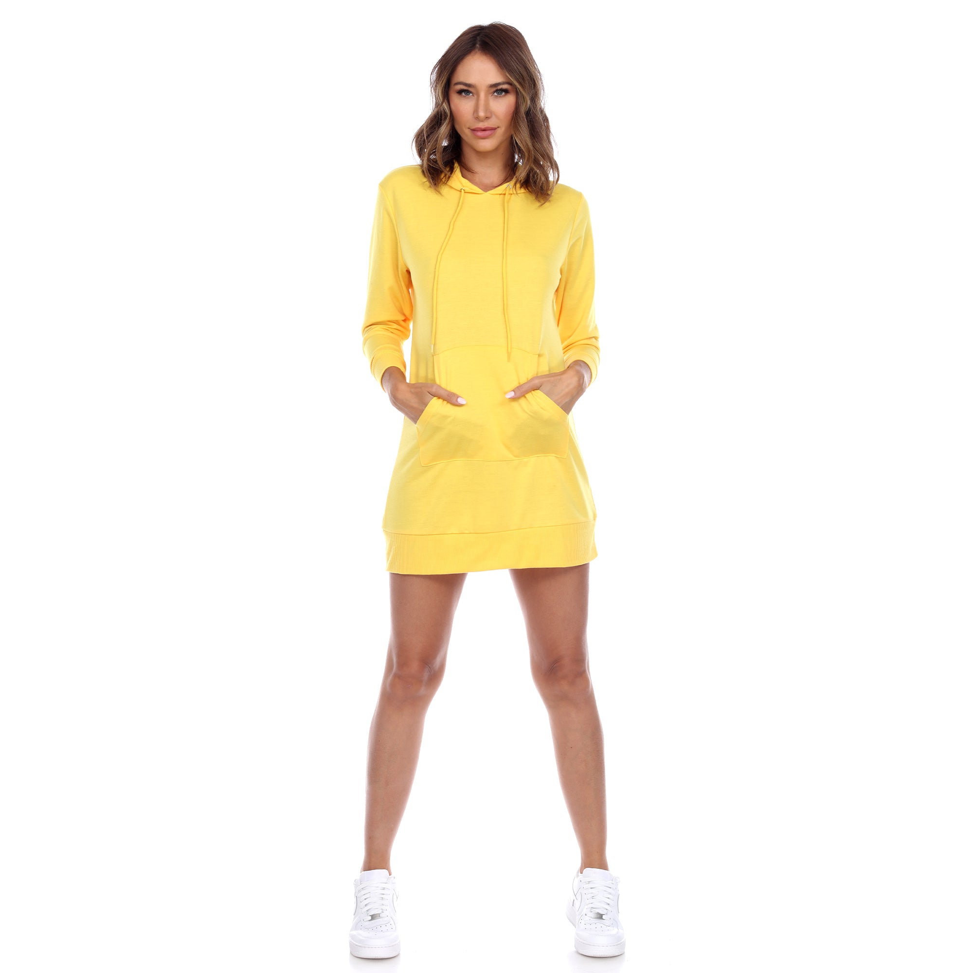 Women's Hoodie Sweatshirt Dress (9 Colors Available)