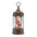 LED Snow Globe Lantern with Cardinal Bird Branch 13"H